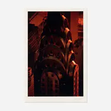 Pete Turner, Chrysler Building, NYC, c. 1965, dye transfer print