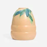 Futura Beehive vase, model 406-8 by Roseville Pottery, c. 1928, glazed earthenware, sold Jan 2024