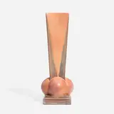 Futura Four Ball vase, model 393-12 by Roseville Pottery, c. 1928, glazed earthenware, sold Jan 2024