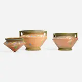 Collection of three Futura works by Roseville Pottery, sold Jan 2024