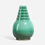 Roseville Pottery, Futura The Bomb vase, model 394-12, c. 1928, glazed earthenware