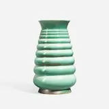 Roseville Pottery, Futura vase, model 434-10, c. 1928, glazed earthenware