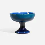 Moorcroft Pottery, Moonlit Blue compote