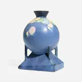 Roseville Pottery, Futura Balloon Globe vase, model 404-8, c. 1928, crystalline-glazed earthenware