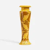 Rare Della Robbia vase with swimming fish by Frederick Hurten Rhead for Roseville Pottery, sold Jan 2024