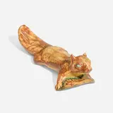 Weller Pottery, Woodcraft squirrel hanging garden ornament