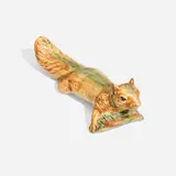Weller Pottery, Woodcraft squirrel hanging garden ornament