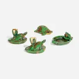 Weller Pottery, Collection of four Coppertone works
