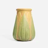 Roseville Pottery, Early Velmoss two-color vase