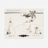 Saul Steinberg, Sam’s Art (from the New York International portfolio)