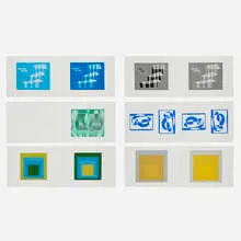 Josef Albers, Formulation : Articulation, 1972, screenprint in colors on Mohawk Superfine Bristol