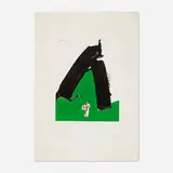 Robert Motherwell, Untitled No. 10 (from The Basque suite), 1971, screenprint in colors on J.B. Green