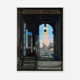Richard Estes, Venezia Murano (from the Urban Landscapes II series), 1979, screenprint in colors on Fabriano Cottone