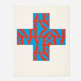 Robert Indiana, Love Cross, 1968, screenprint in colors