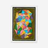 Sol LeWitt, Plate #03 (from the Complex Forms portfolio), 1989, etching in colors on Arches