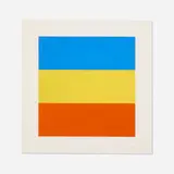 Ellsworth Kelly, Blue, Yellow, Red, 1970-73, screenprint in colors