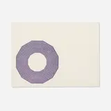 Frank Stella, Kay Bearman (from the Purple series), 1972, lithograph