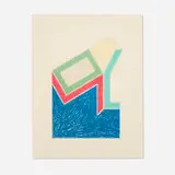 Frank Stella, Moultonville (from the Eccentric Polygons series), 1974, lithograph and screenprint in colors on Arches