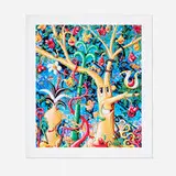 Kenny Scharf, Jungleyea, 2022, archival print on 290 gsm Entrada Rag paper with deckled edges