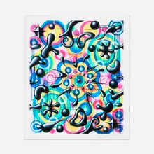 Energala by Kenny Scharf, 2024, archival print on 290 gsm Cotton Entrada Rag paper with deckled edges, sold Dec 2024