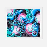 Kenny Scharf, Toungles, 2023, archival print 100% cotton 290 gsm Entrada Rag paper with hand-deckled edges