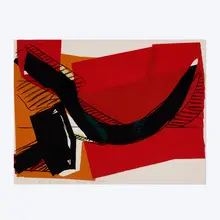 Andy Warhol, Hammer and Sickle (from the Hammer and Sickle series), 1977, screenprint in colors on Strathmore Bristol