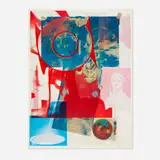 Robert Rauschenberg, Local Quarry One, 1968, offset lithograph in colors