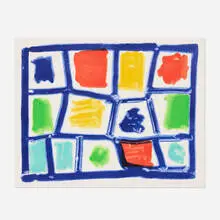 Stanley Whitney, Peace Be Still (from the Greenpeace 50 Years portfolio), 2022, lithograph in colors on Somerset
