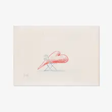 David Sedaris, Untitled, 1993, colored pencil on paper