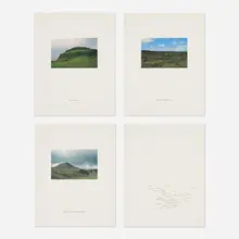 Untitled (from the Verne's Journey Selections portfolio) by Roni Horn, 1991, offset lithograph in colors and letterpress, sold Dec 2024