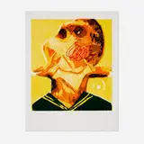 Dana Schutz, Bird in Throat, 2011, woodcut in colors