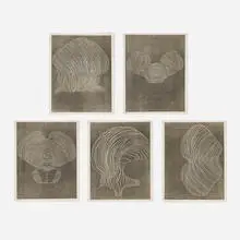 Terry Winters, Furrows, 1989, woodcut on CartaLafranca