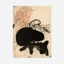 Terry Winters, Untitled (Brooklyn Academy), 1986, lithograph in colors on Arches