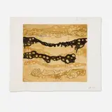 Terry Winters, Untitled (Whitney), 1991, hand-drawn Mylar Gravure, etching, sugar lift aquatint, spitbite and open bite etching in colors on Mulbery laid to J. Whatman 1956