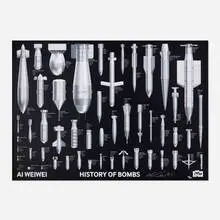 History of Bombs by Ai Weiwei, 2021, offset lithograph in colors, sold Dec 2024