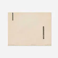 Jene Highstein, Untitled, 1973, graphite on paper