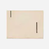 Jene Highstein, Untitled, 1973, graphite on paper