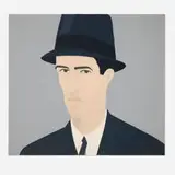 Alex Katz, Alex Katz, Self-Portrait (Passing) (from the Alex and Ada: the 1960s to the 1980s portfolio), 1990, screenprint in colors on Arches Roll Stock
