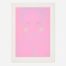 Gary Hume, Lady Parker (from the Portraits portfolio), 1998, screenprint in colors