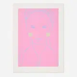 Gary Hume, Lady Parker (from the Portraits portfolio), 1998, screenprint in colors