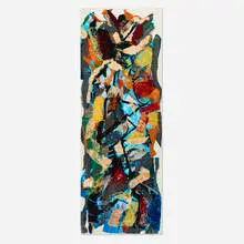 John Chamberlain, Untitled (Spurtlux), 1993, screenprint in colors