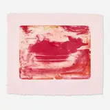 Helen Frankenthaler, The Red Sea, 1978-1982, lithograph in colors on pink HMP handmade paper