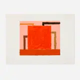 Peter Halley, Core, 1991, screenprint and lithograph in colors