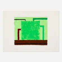 Peter Halley, Display, 1991, screenprint and lithograph in colors