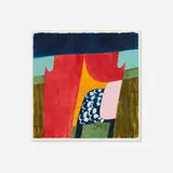 Carol Summers, Kulu, 1980, woodcut in colors
