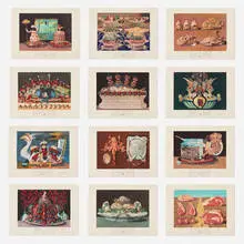 Les dîners de Gala by Salvador Dalí, 1971, photolithograph in colors with drypoint remarque on BFK Rives, sold Dec 2024