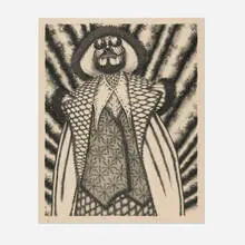 Ed Paschke, Klaus, 1976, lithograph on paper