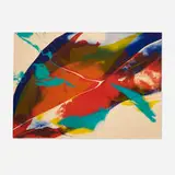 Paul Jenkins, Untitled, 1967, lithograph in colors