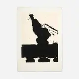 Robert Motherwell, Africa 2 (from the Africa suite), 1970, screenprint on J.B. Green