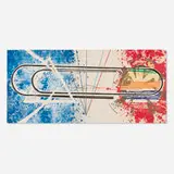 James Rosenquist, Cold Rolled, 1974-76, lithograph in colors with attached string and stone on 320 gram rolled white Arches Cover